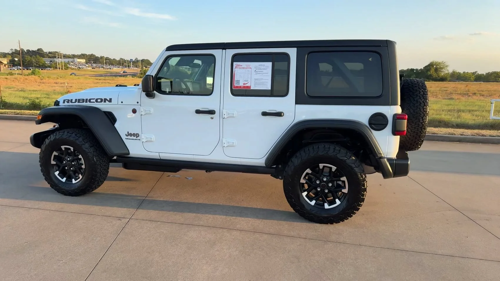Used 2026 Bright White Clearcoat Jeep Rubicon image 5
