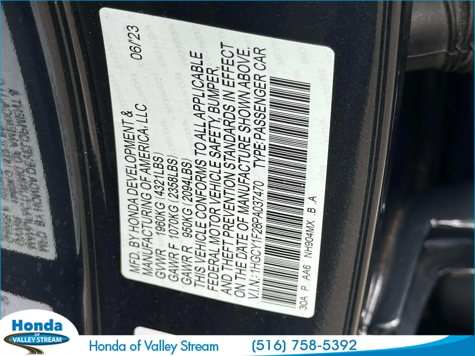 Certified Used 2023 Gray Honda LX image 16