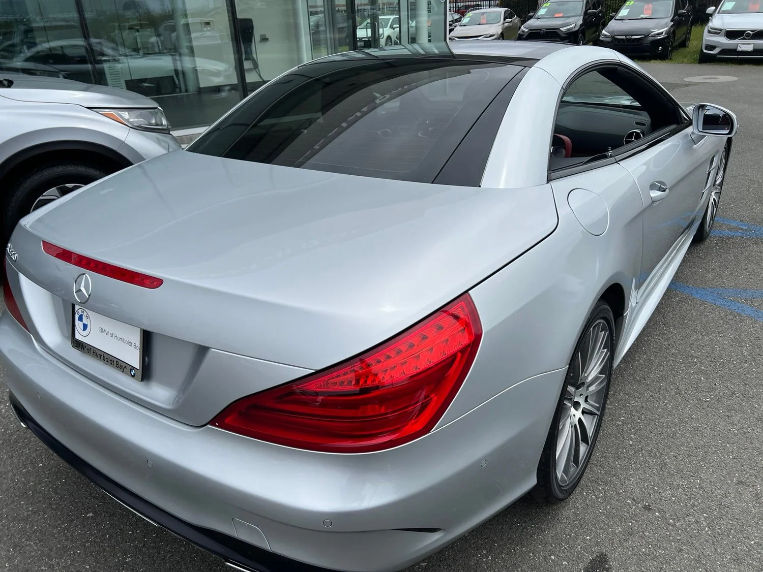 Used 2019 Silver Mercedes-Benz SL 550 image 12