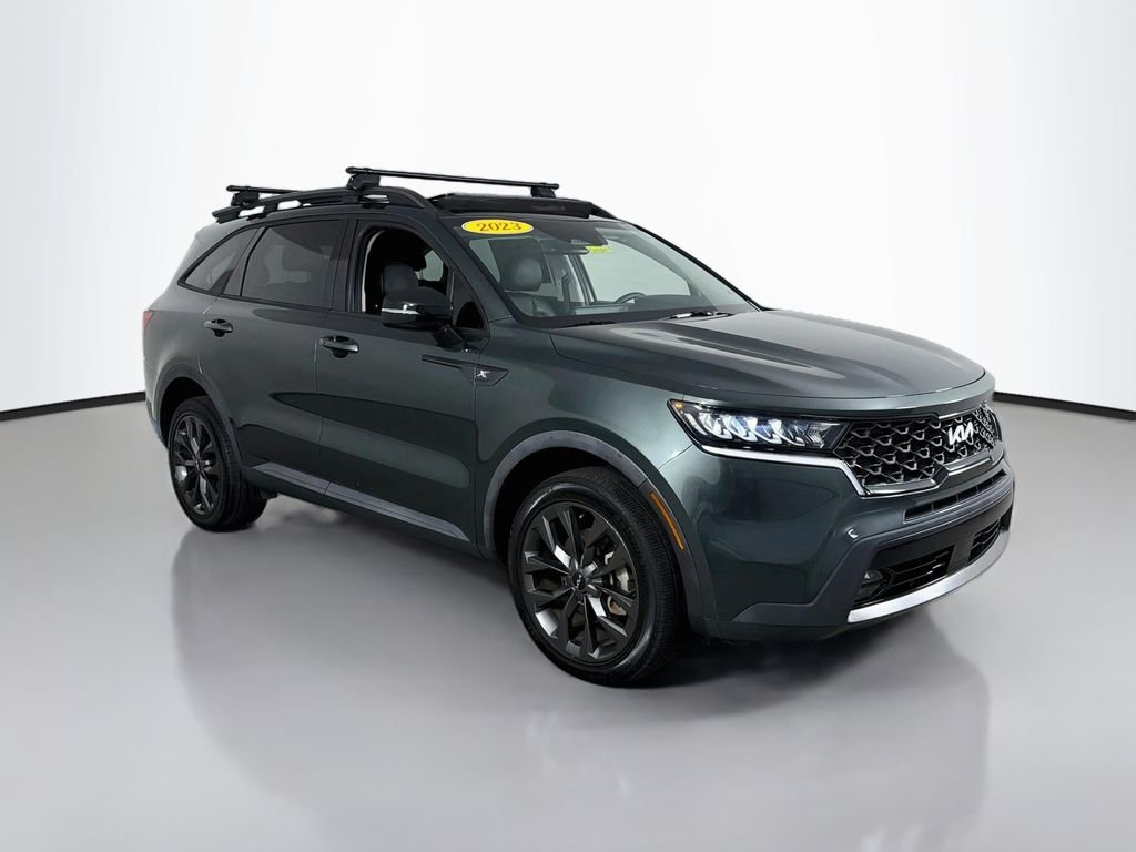 Used 2023 Aruba Green Kia X-Line EX image 1