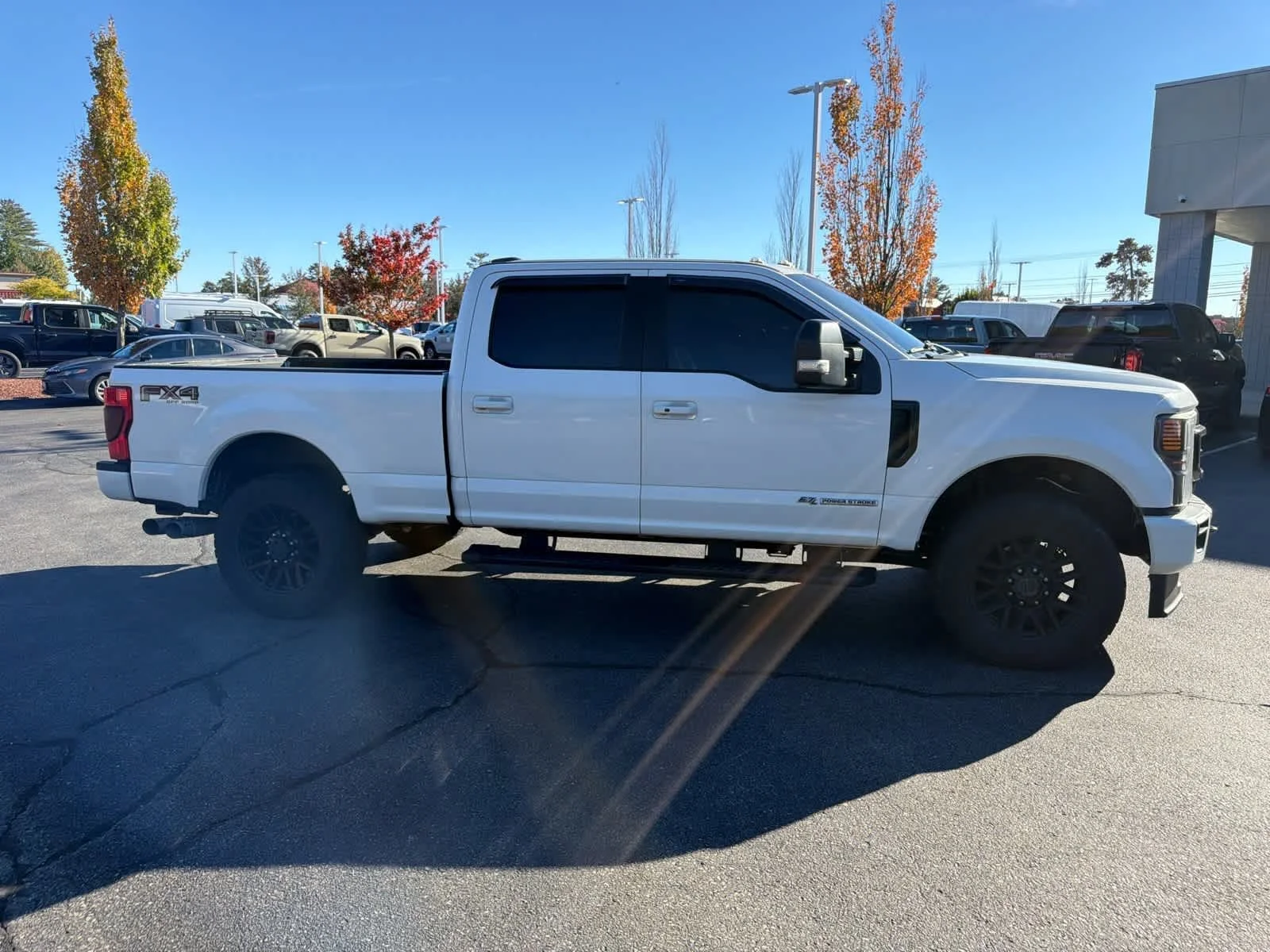 Used 2021 Star White Metallic Tri-Coat Ford LARIAT image 7