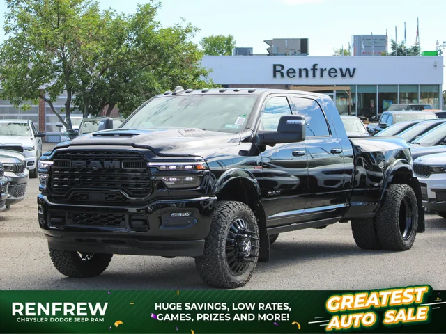 2026 RAM 3500 Limited* Mega Cab, 2 Inch Lift, 22 Inch American Force Wheels