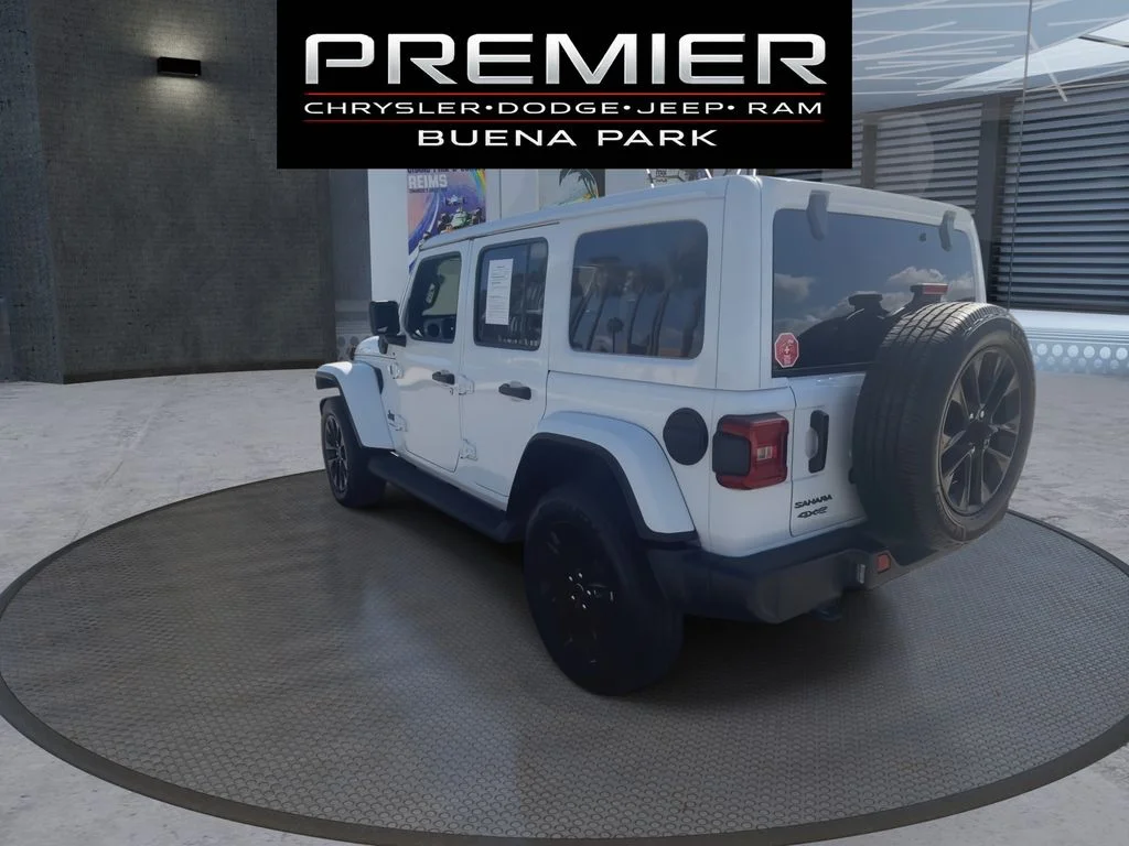 Used 2025 White Jeep Sahara 4xe image 6