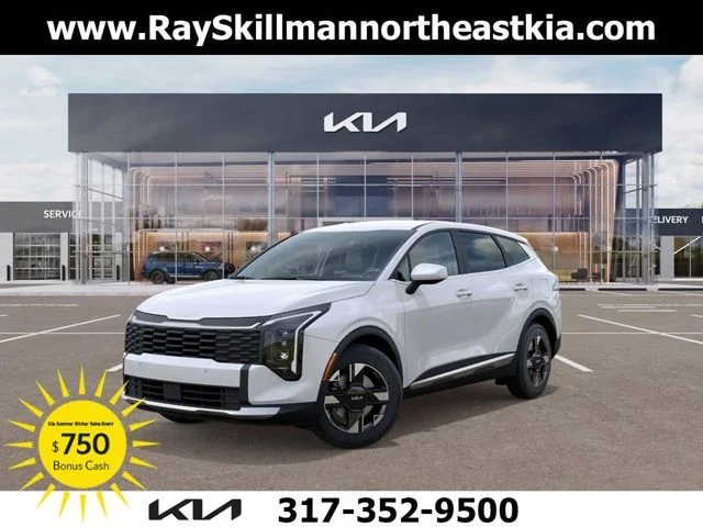 New 2026 Snow White Pearl Kia LX image 1