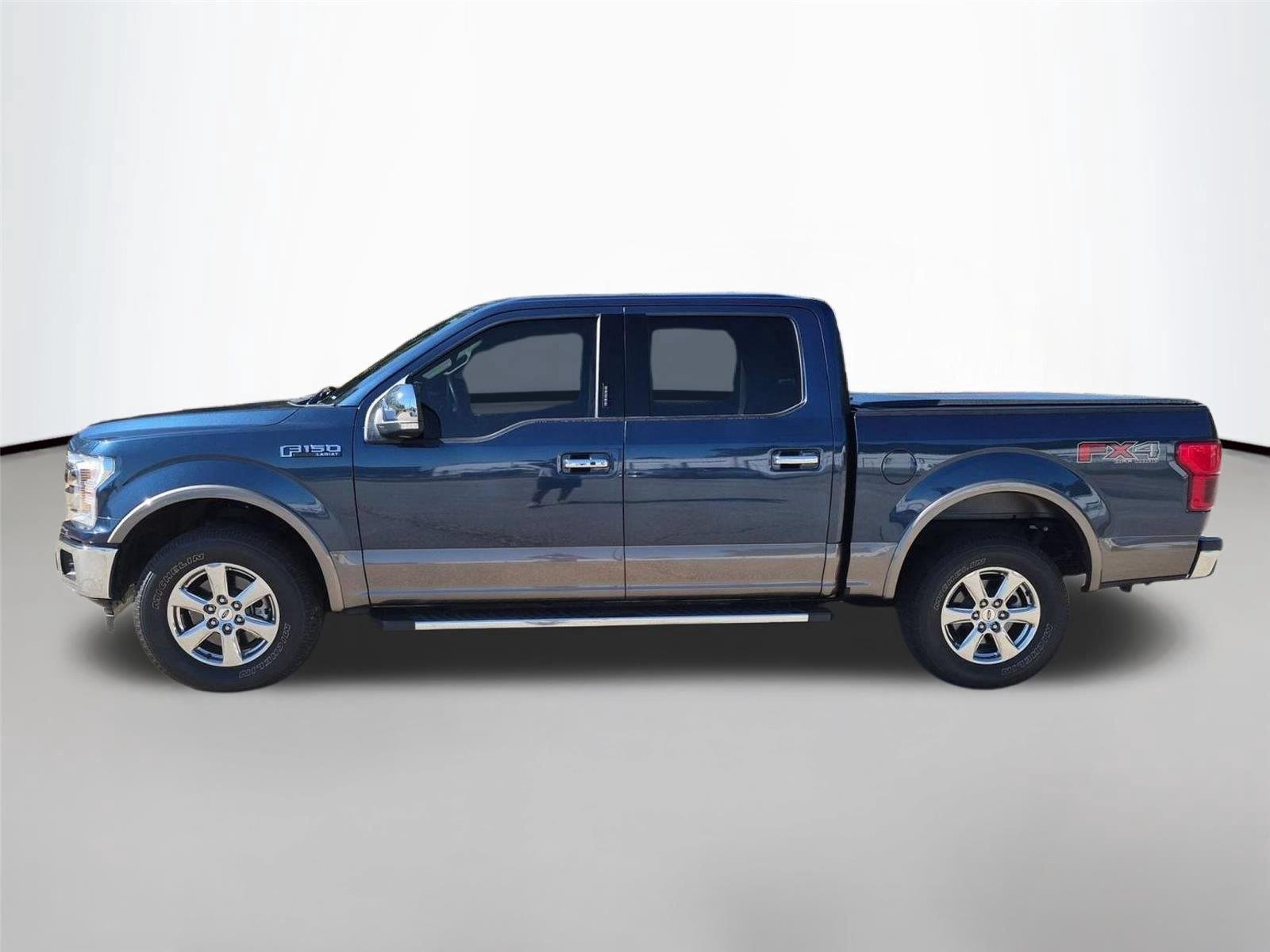 Used 2018 Blue Jeans Metallic Ford LARIAT image 2