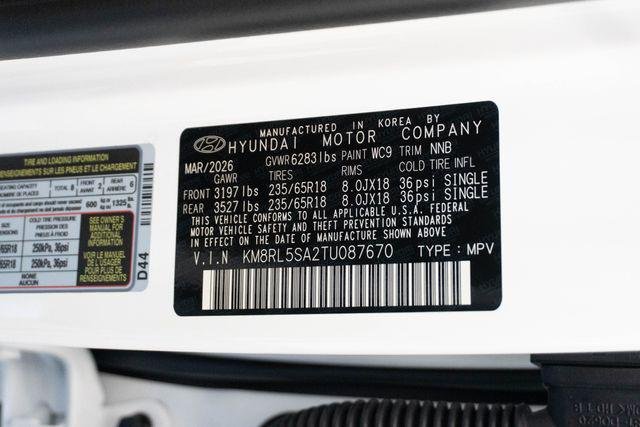 New 2026 White Hyundai Blue SEL 8P image 30