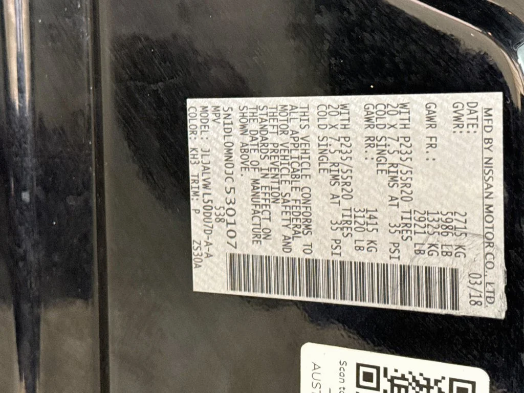 Used 2018 Black INFINITI  image 45