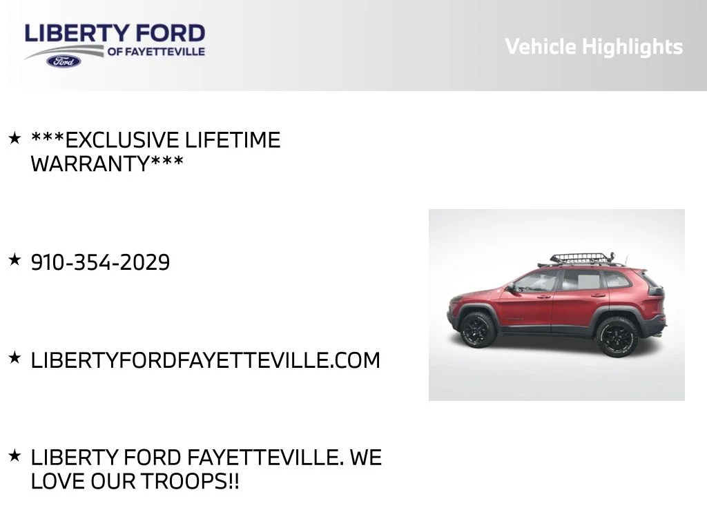 Used 2016 Deep Cherry Red Crystal Pearlcoat Jeep Trailhawk image 5