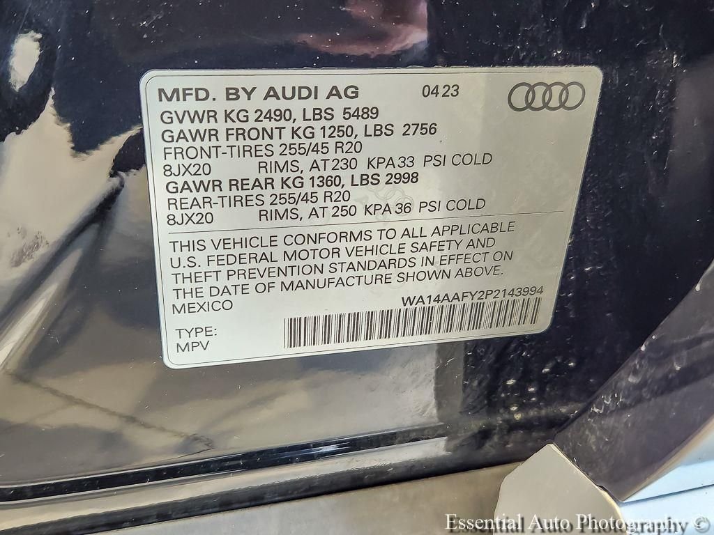 Used 2023 Mythos Black Metallic Audi 45 S line Premium image 25
