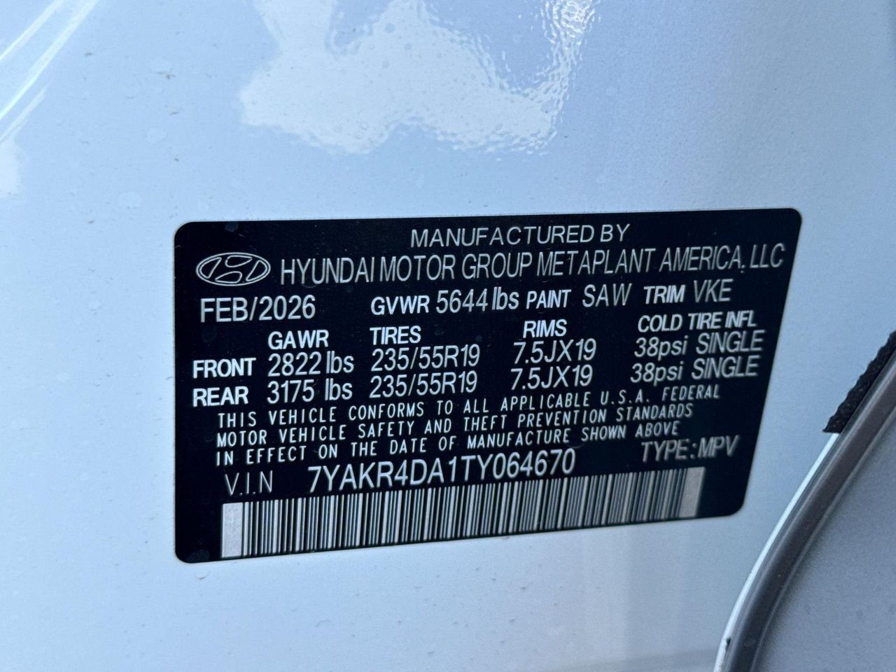 New 2026 White Hyundai Limited image 28