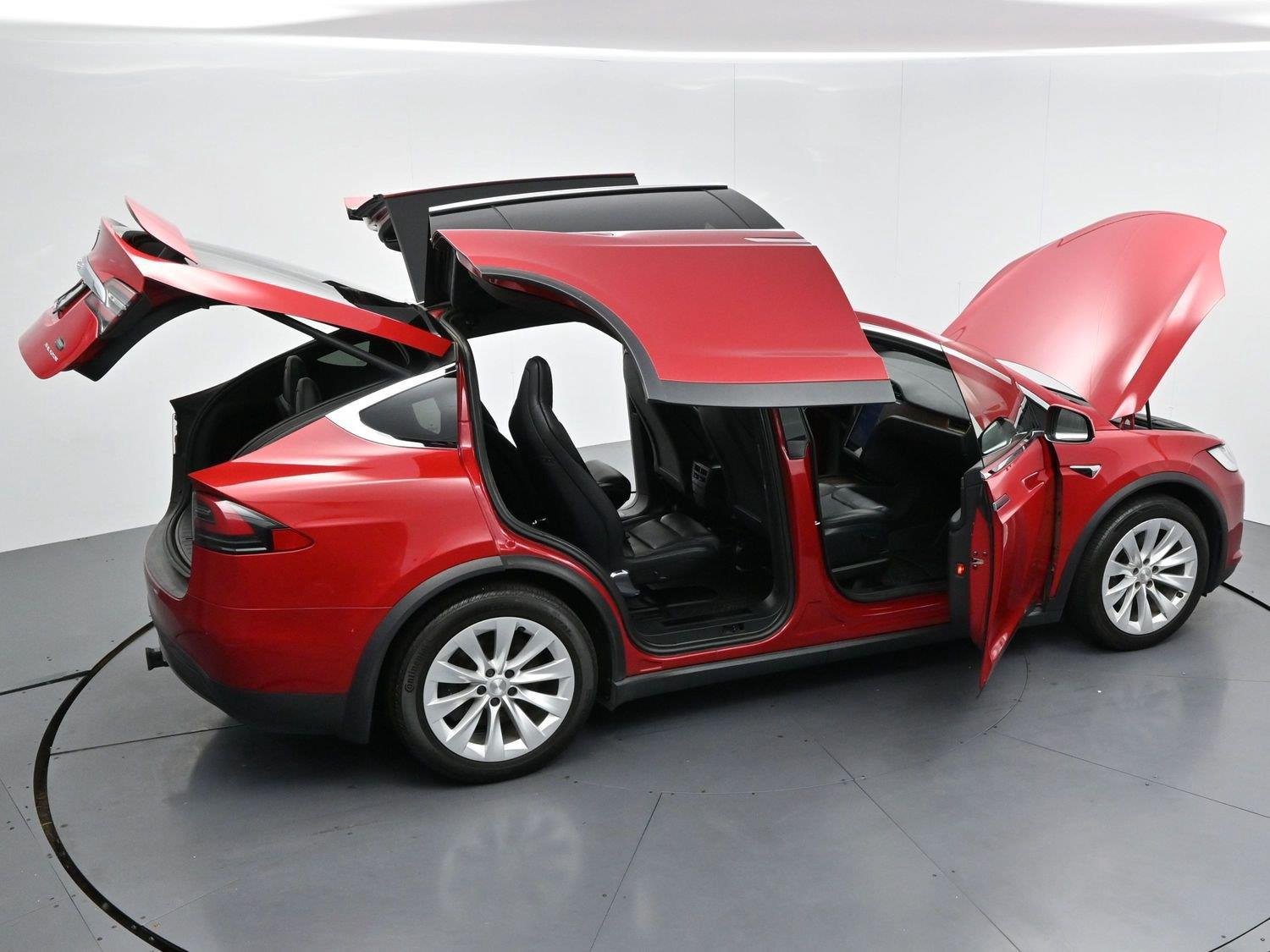 Used 2021 Red Multi-Coat Tesla Long Range Plus image 43
