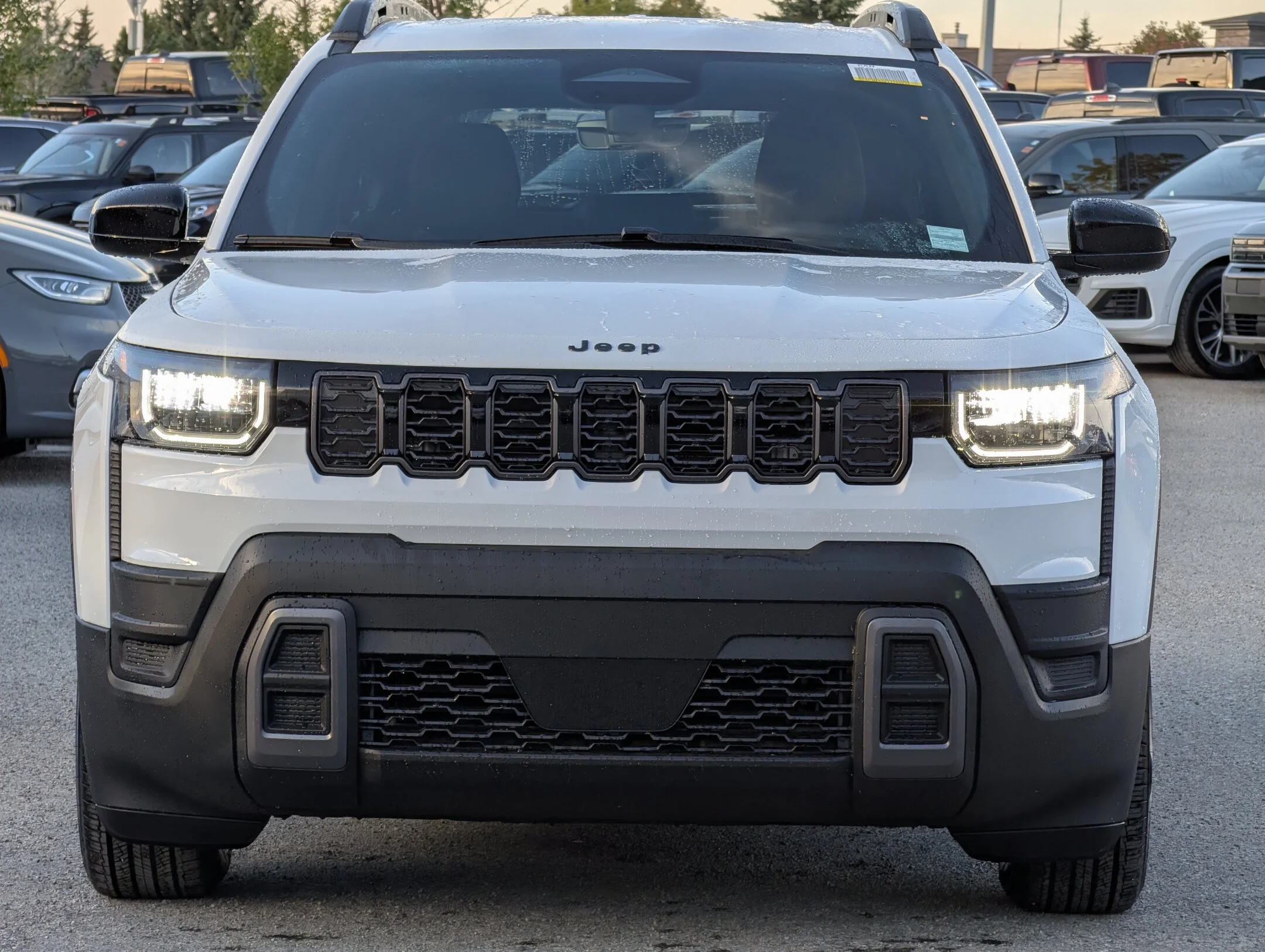 New 2026 White Jeep - - Hybrid - Adaptive Cruise - 12.3 Display - Heated Seats - Blind Spot Monitor & More! image 3