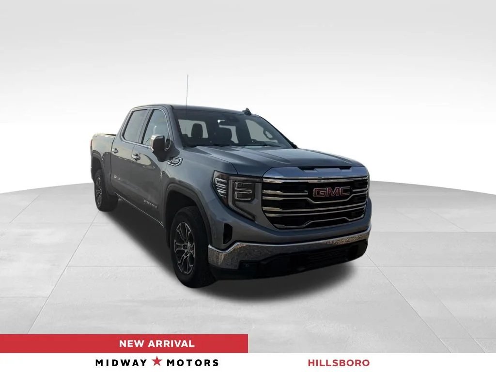 Certified Used 2025 Silver GMC SLT image 1