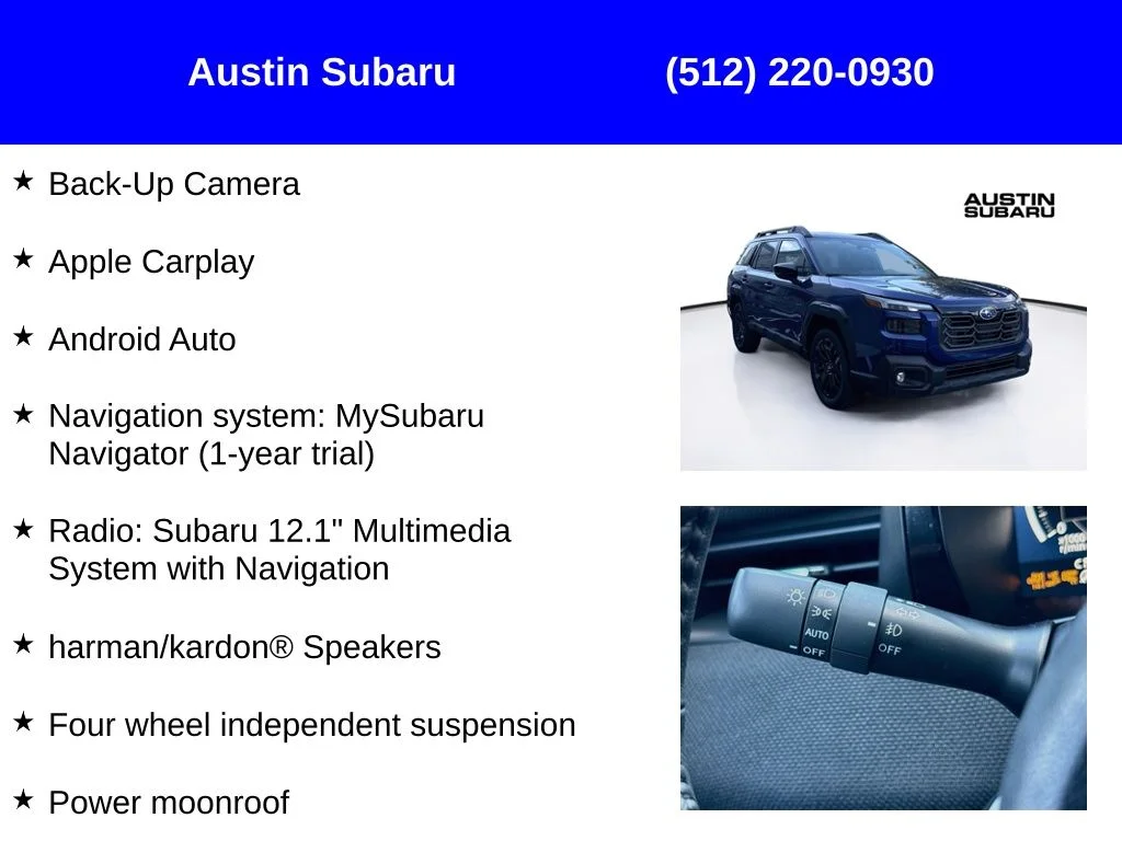 New 2026 Blue Subaru Limited XT image 9
