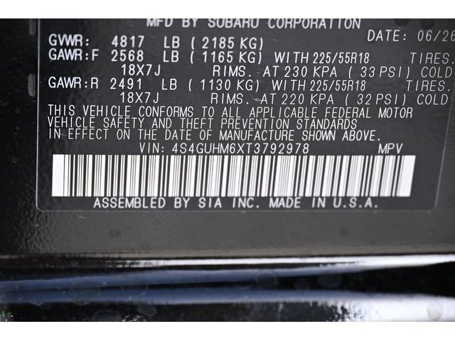 New 2026 Crystal Black Silica Subaru Limited image 53