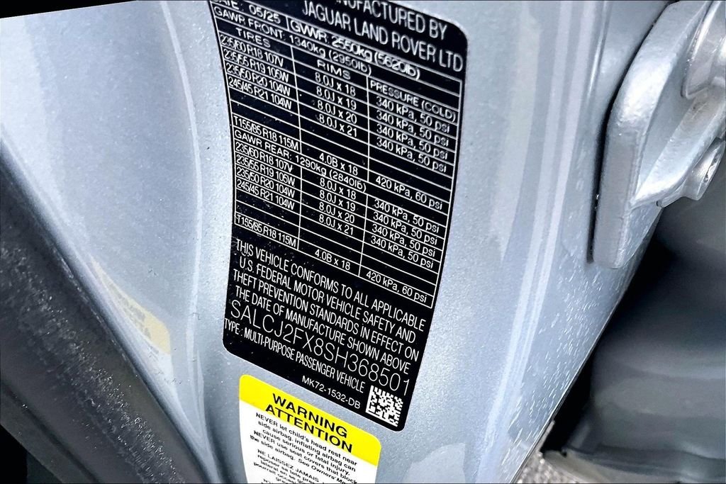 Certified Used 2025 Silver Land Rover S image 34