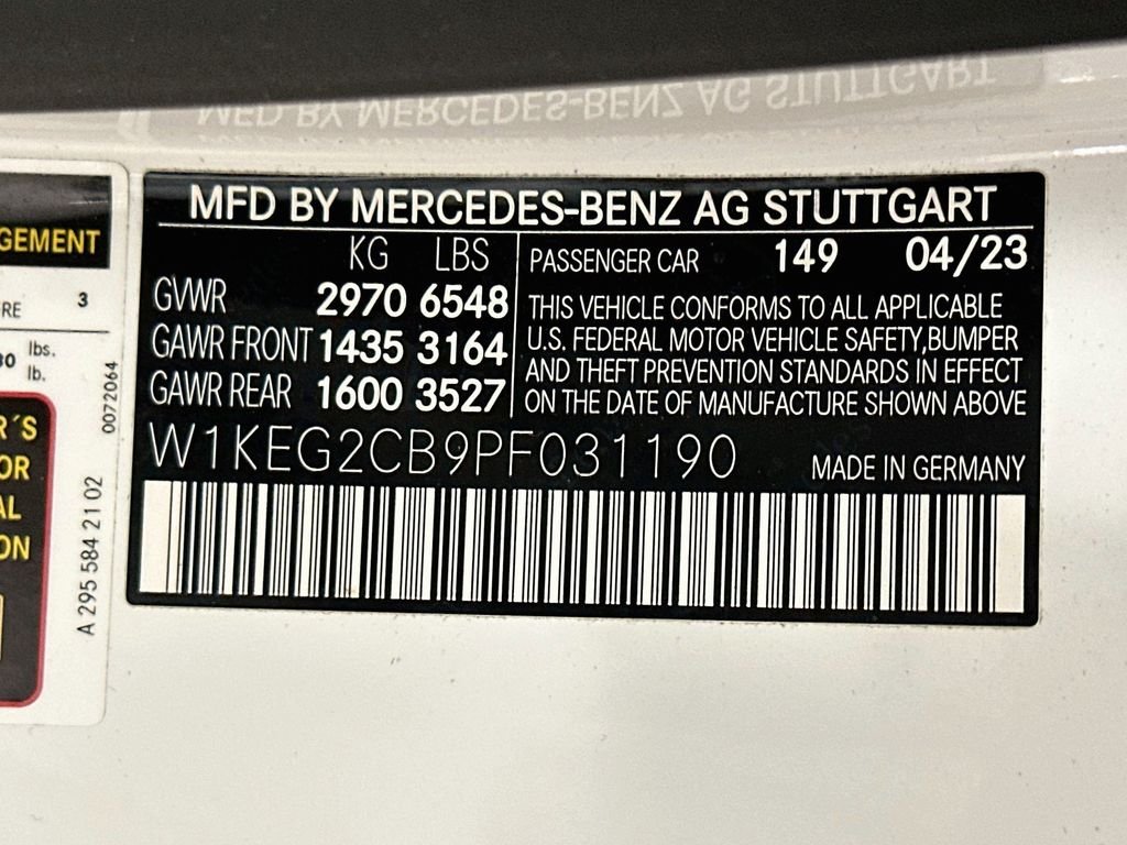 Certified Used 2023 White Mercedes-Benz 500 Sedan image 33