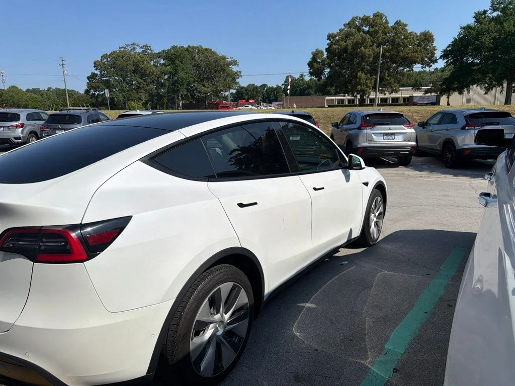 Used 2021 Tesla Model Y Long Range with VIN 5YJYGDEE3MF074871 for sale in New Bern, NC