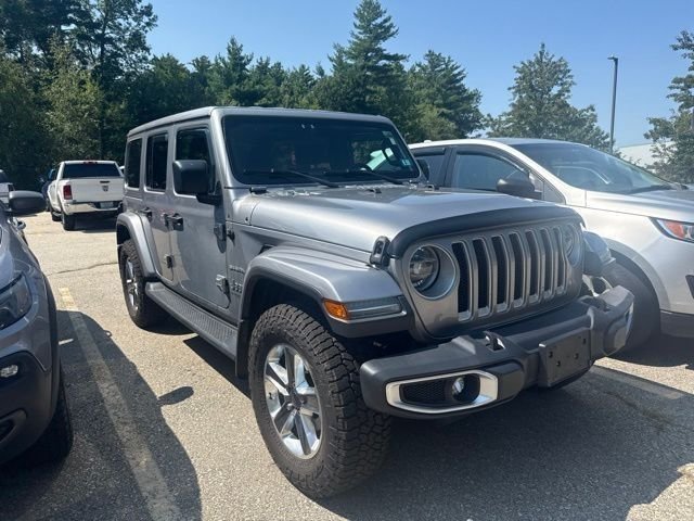 Used 2021 Billet Silver Metallic Clearcoat Jeep Unlimited Sahara image 3