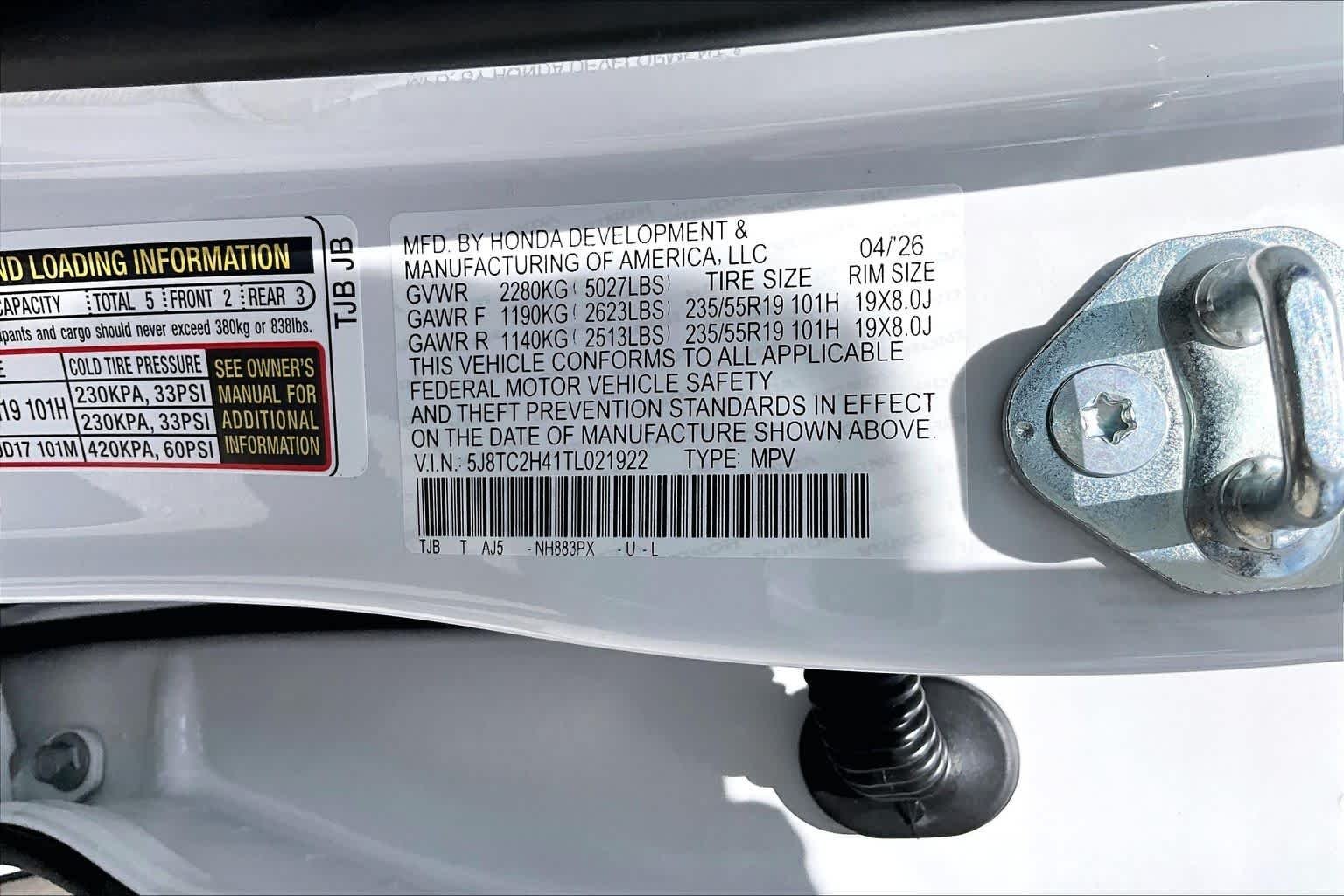 New 2026 Platinum White Pearl Acura  image 21