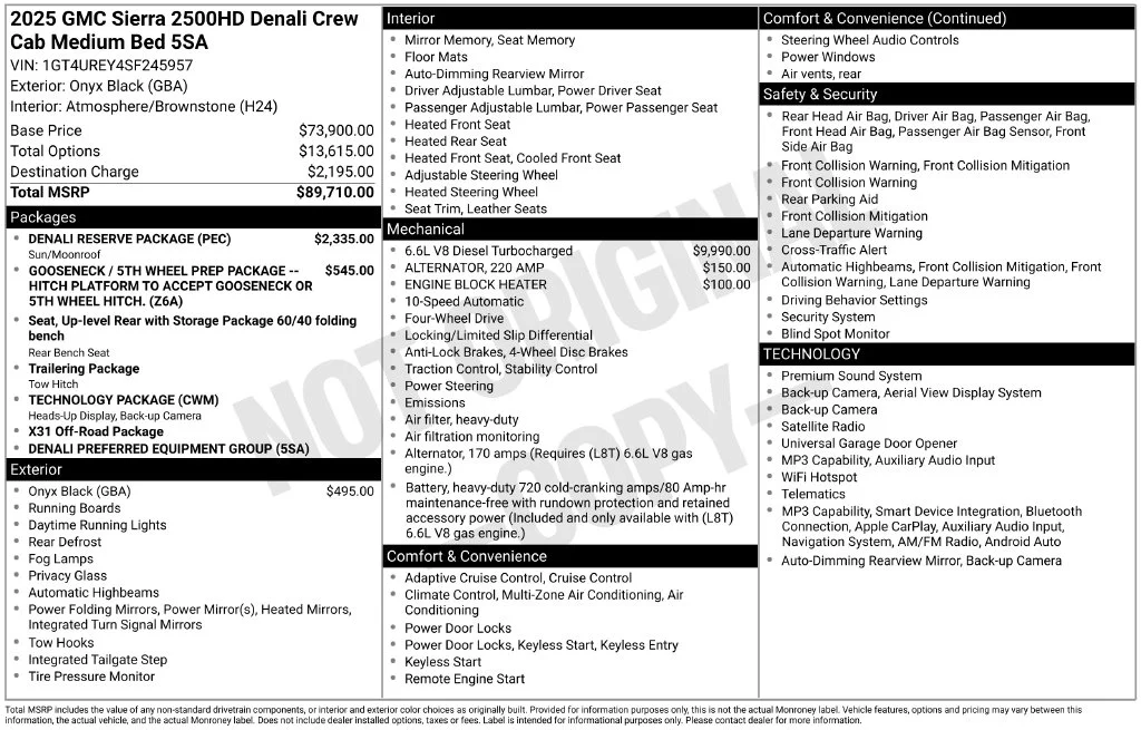 Used 2025 Black GMC Denali image 37