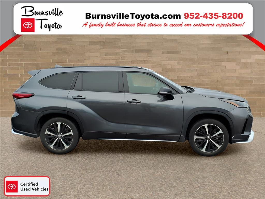 Certified 2021 Toyota Highlander XSE with VIN 5TDJZRBHXMS089256 for sale in Burnsville, Minnesota
