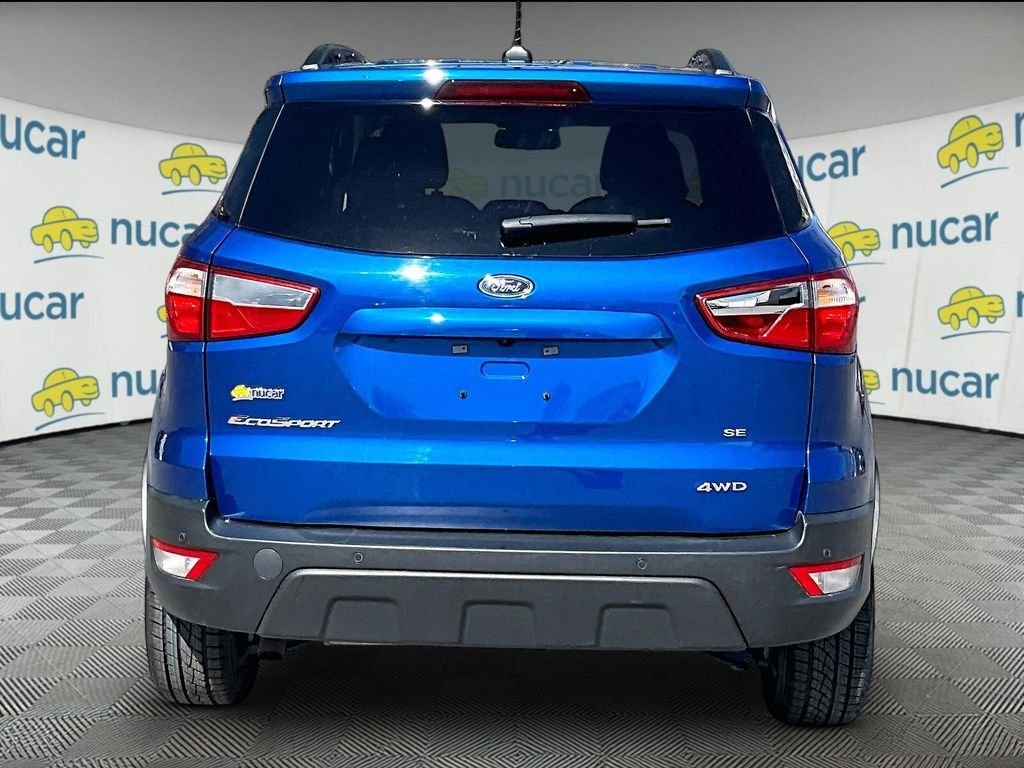Used 2022 Lightning Blue Metallic Ford SE image 5