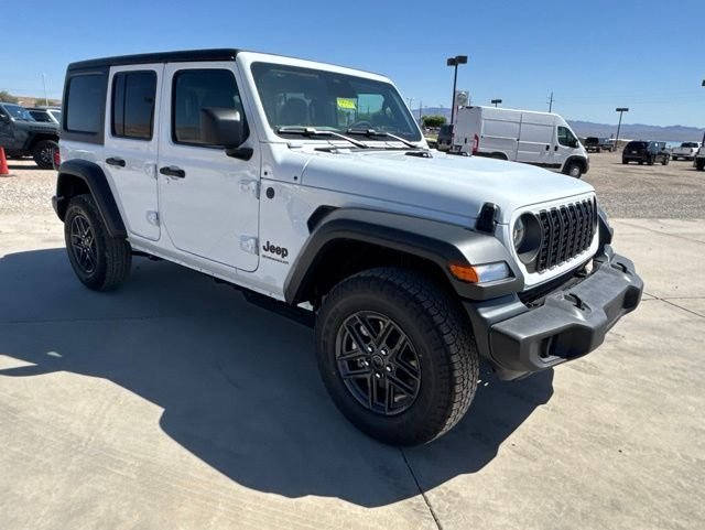 New 2026 Bright White Clear-Coat Exterior Paint Jeep Sport S image 6