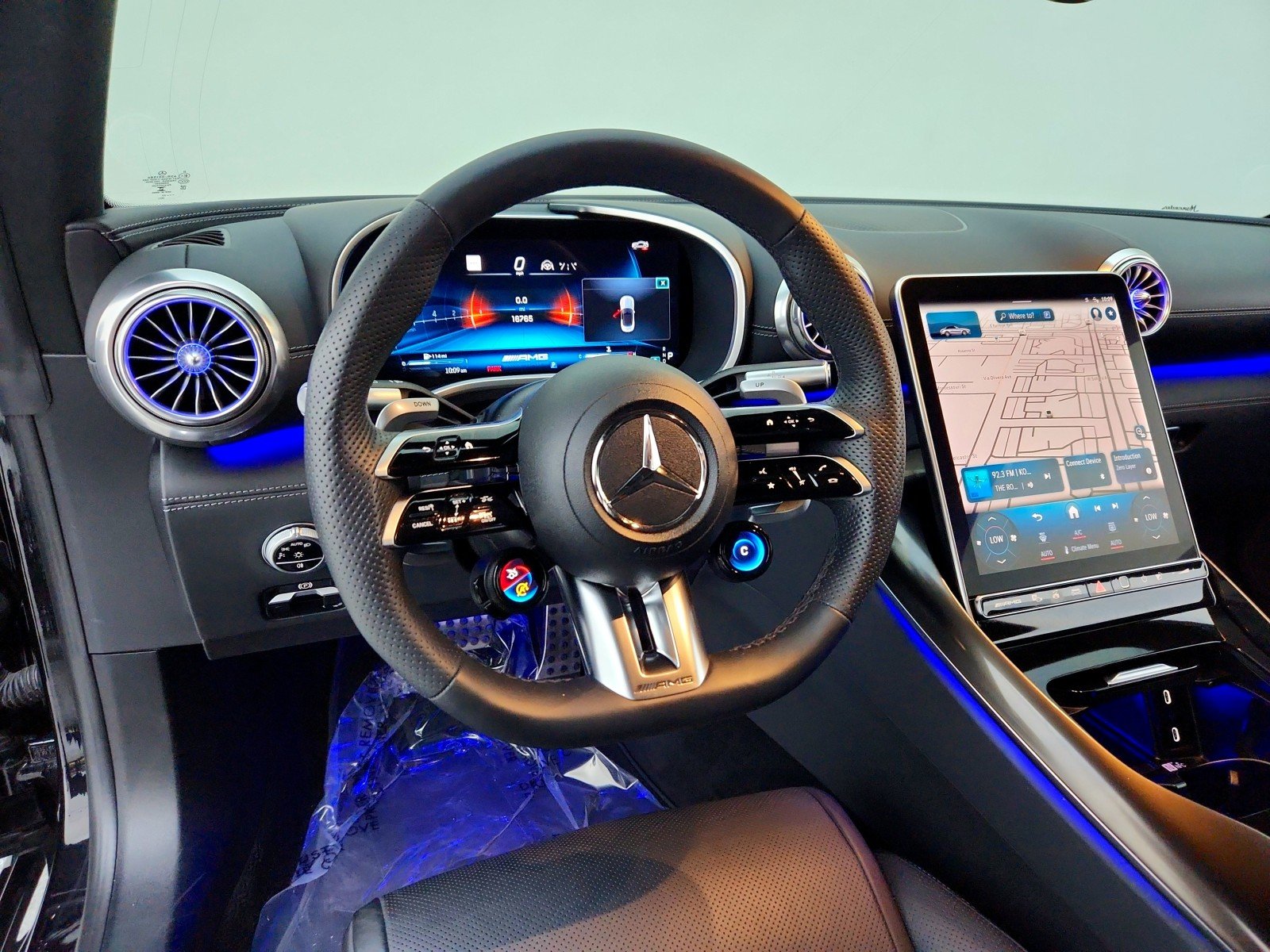 Certified Used 2022 Obsidian Black Metallic Mercedes-Benz AMG® SL 55 image 22