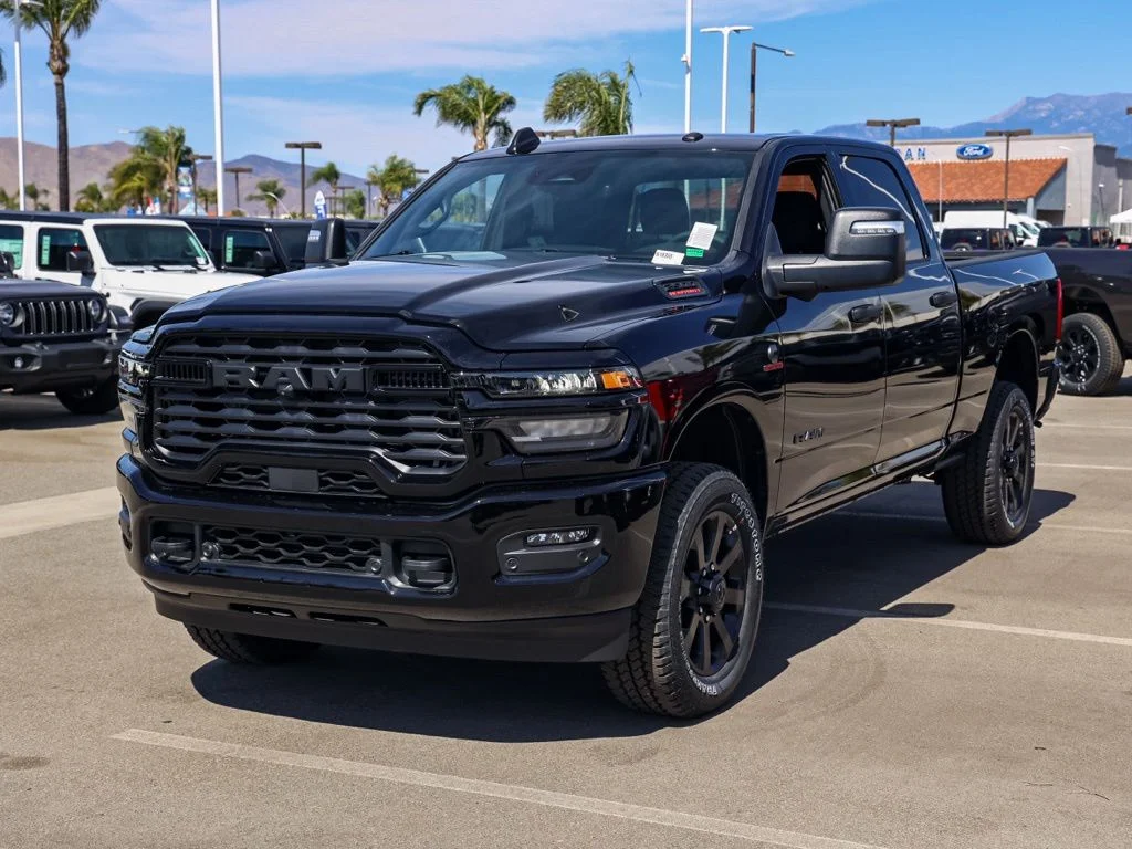 New 2026 Diamond Black Crystal Pearlcoat RAM Big Horn Night Edition image 123