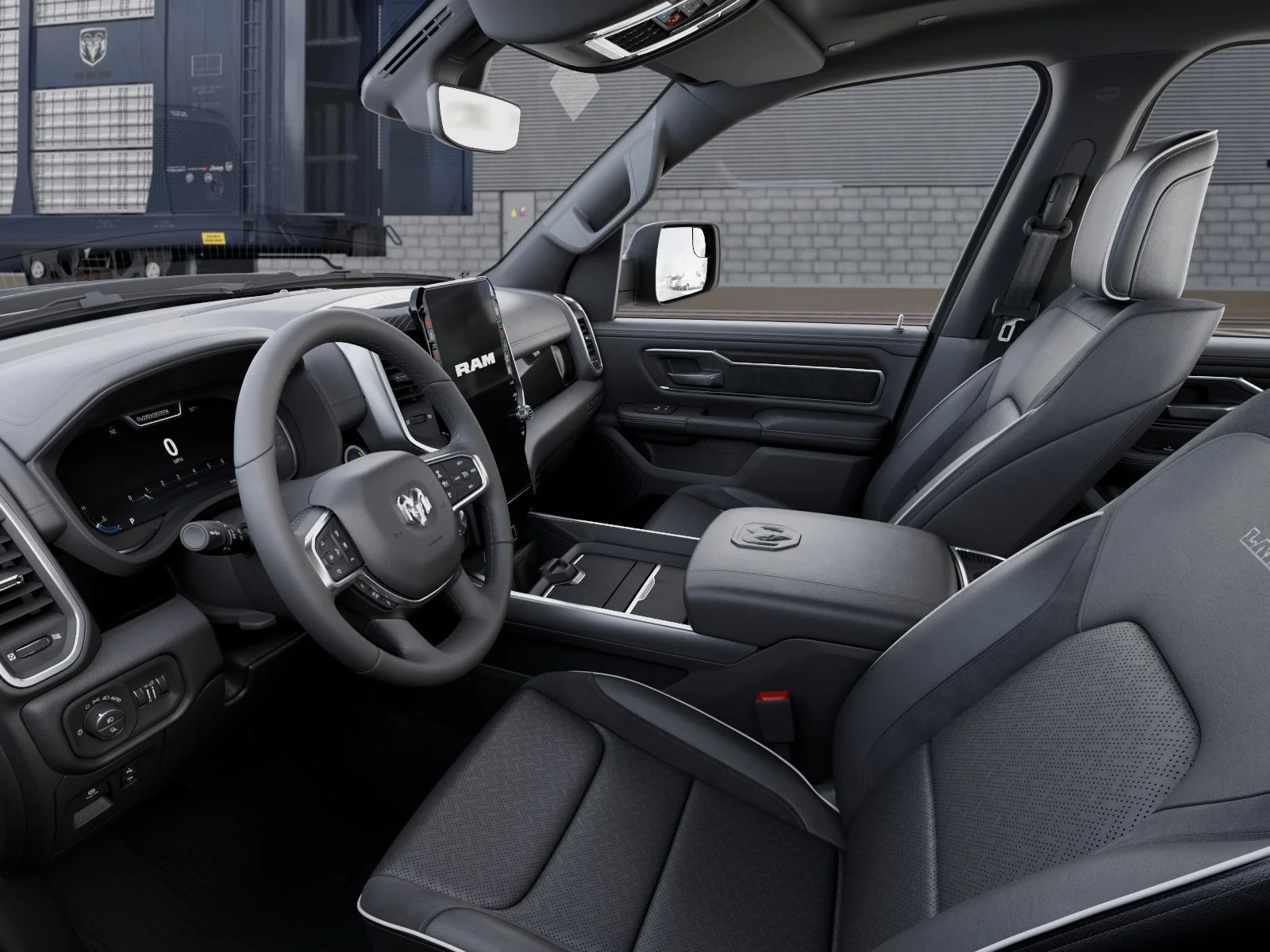 New 2026 Bright White Clear-Coat Exterior Paint RAM Laramie image 24