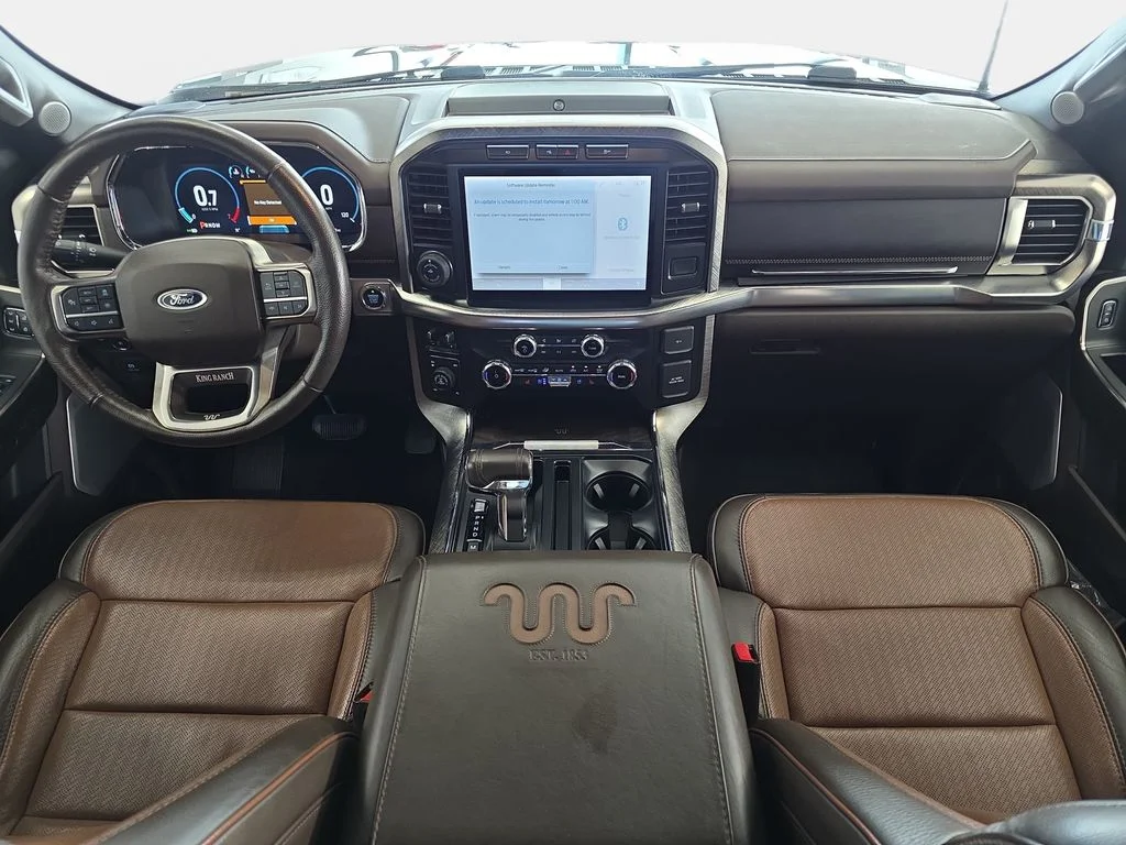 Used 2023 Azure Gray Metallic Ford King Ranch image 9