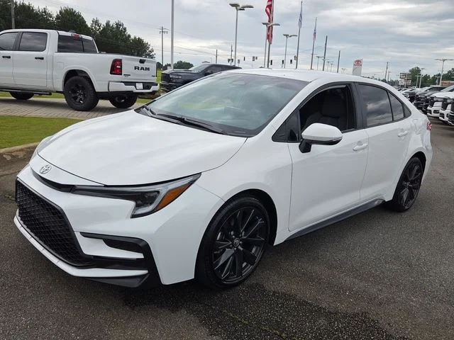 Used 2024 White Toyota SE image 3