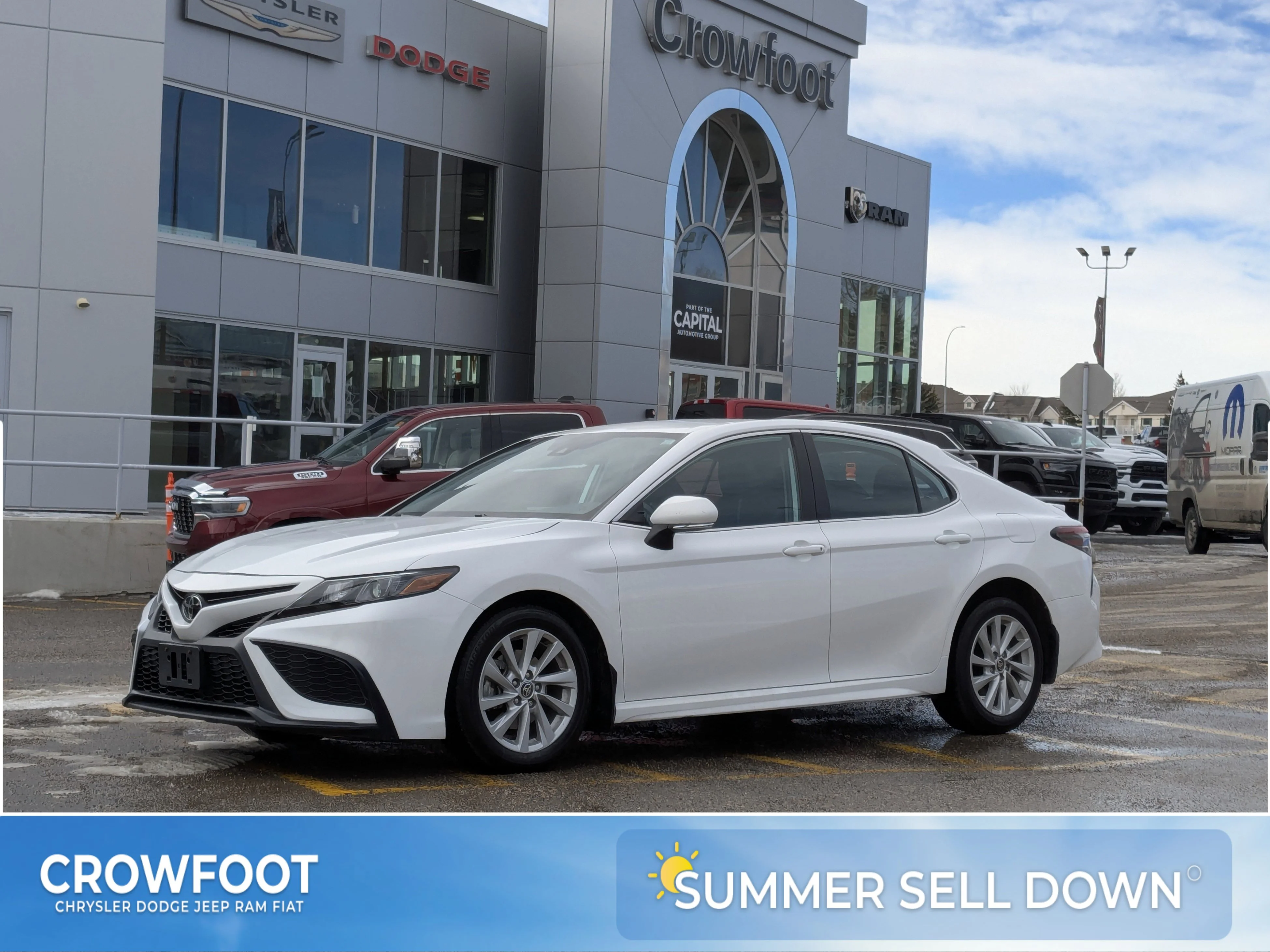 Used 2024 White Toyota SE - Toyota Safety Sense - Heated Seats & More image 1