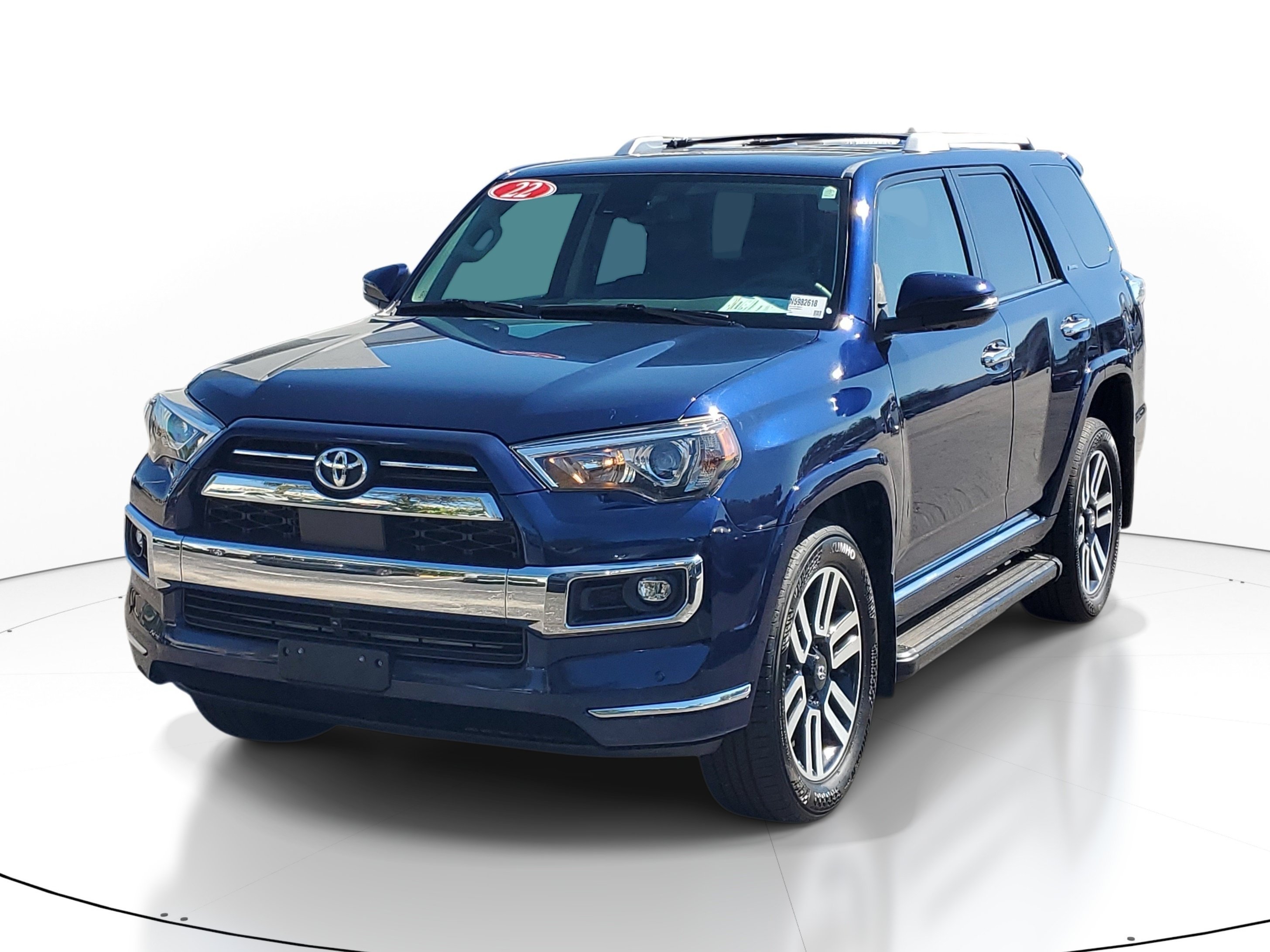 Used 2022 Nautical Blue Metallic Toyota Limited image 2