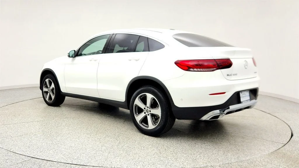 Used 2023 Polar White Mercedes-Benz GLC 300 4MATIC® Coupe w/ Burmester Surround Sound image 7