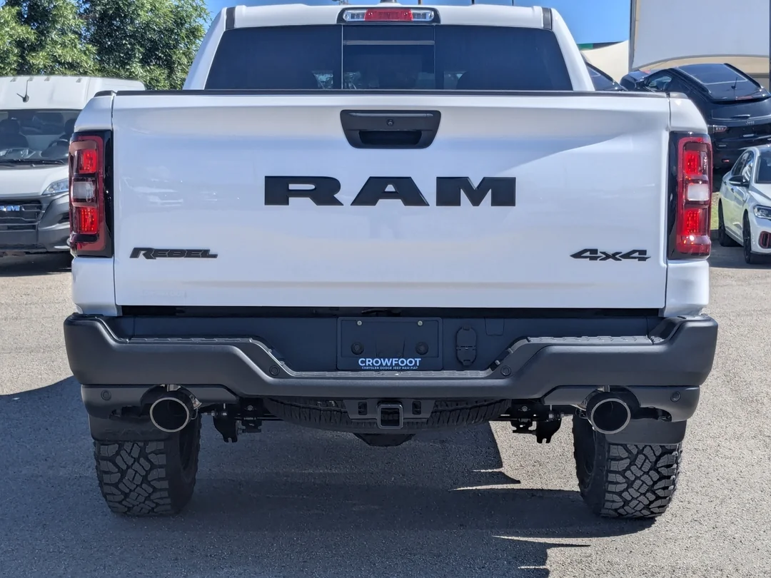 New 2026 White RAM Rebel - - 4x4 - 5.7L HEMI V8 - Customer Preferred Pkg 27W - Trailer Brake Control & More! image 7