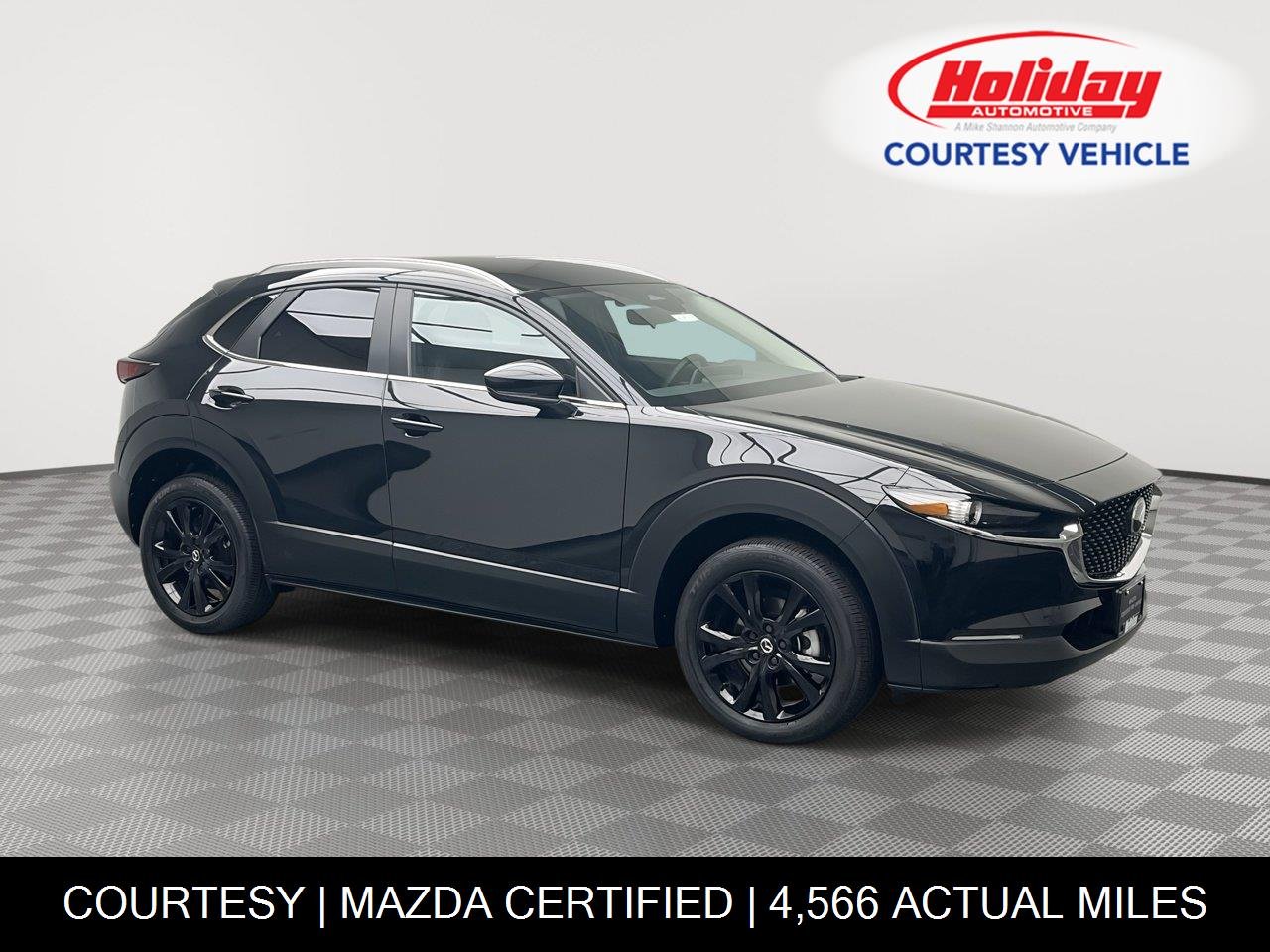 Certified Used 2025 Jet Black Mica Mazda 2.5 S Select Sport image 1