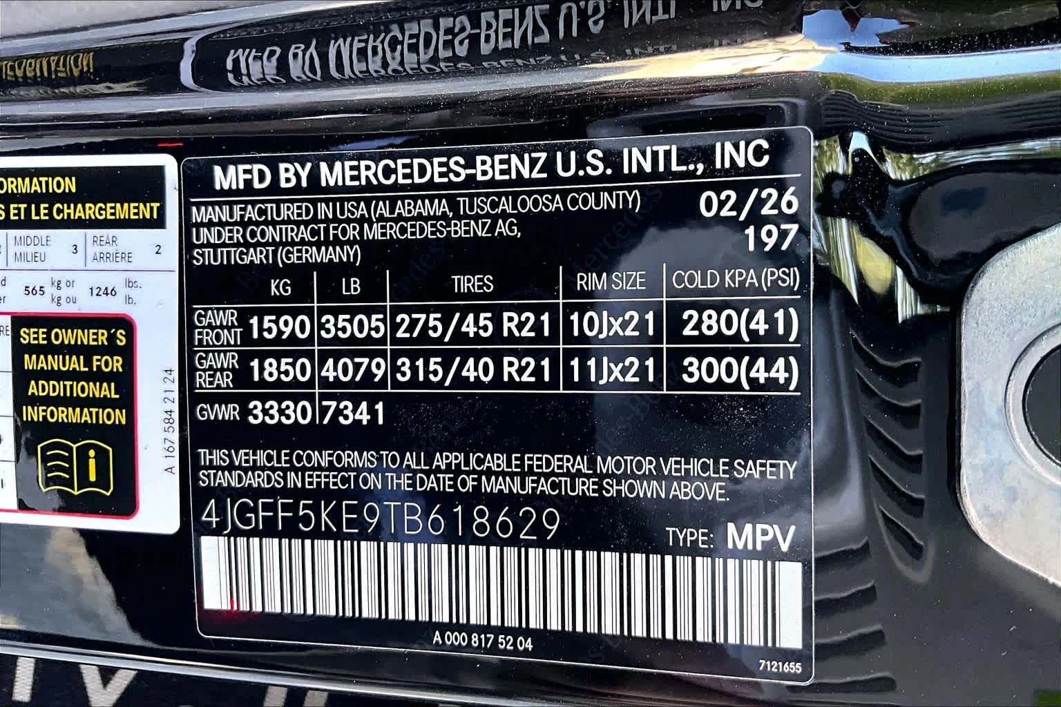 New 2026 Obsidian Black Metallic Mercedes-Benz GLS 450 image 13