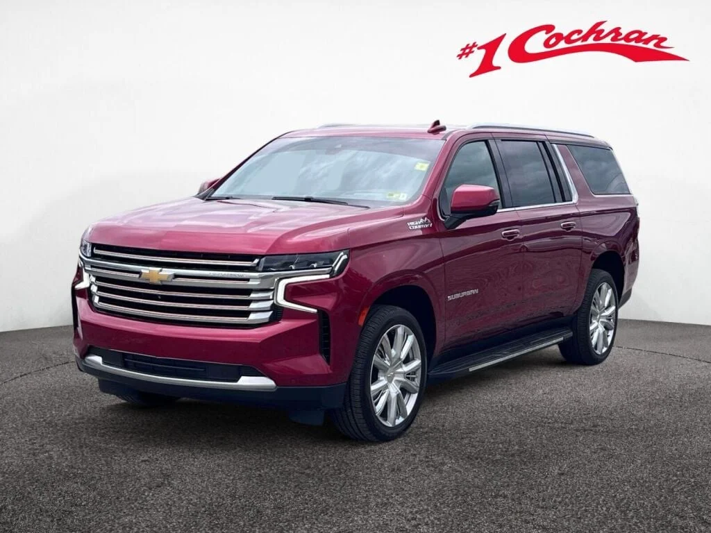 Used 2021 Cherry Red Tintcoat Chevrolet High Country image 11