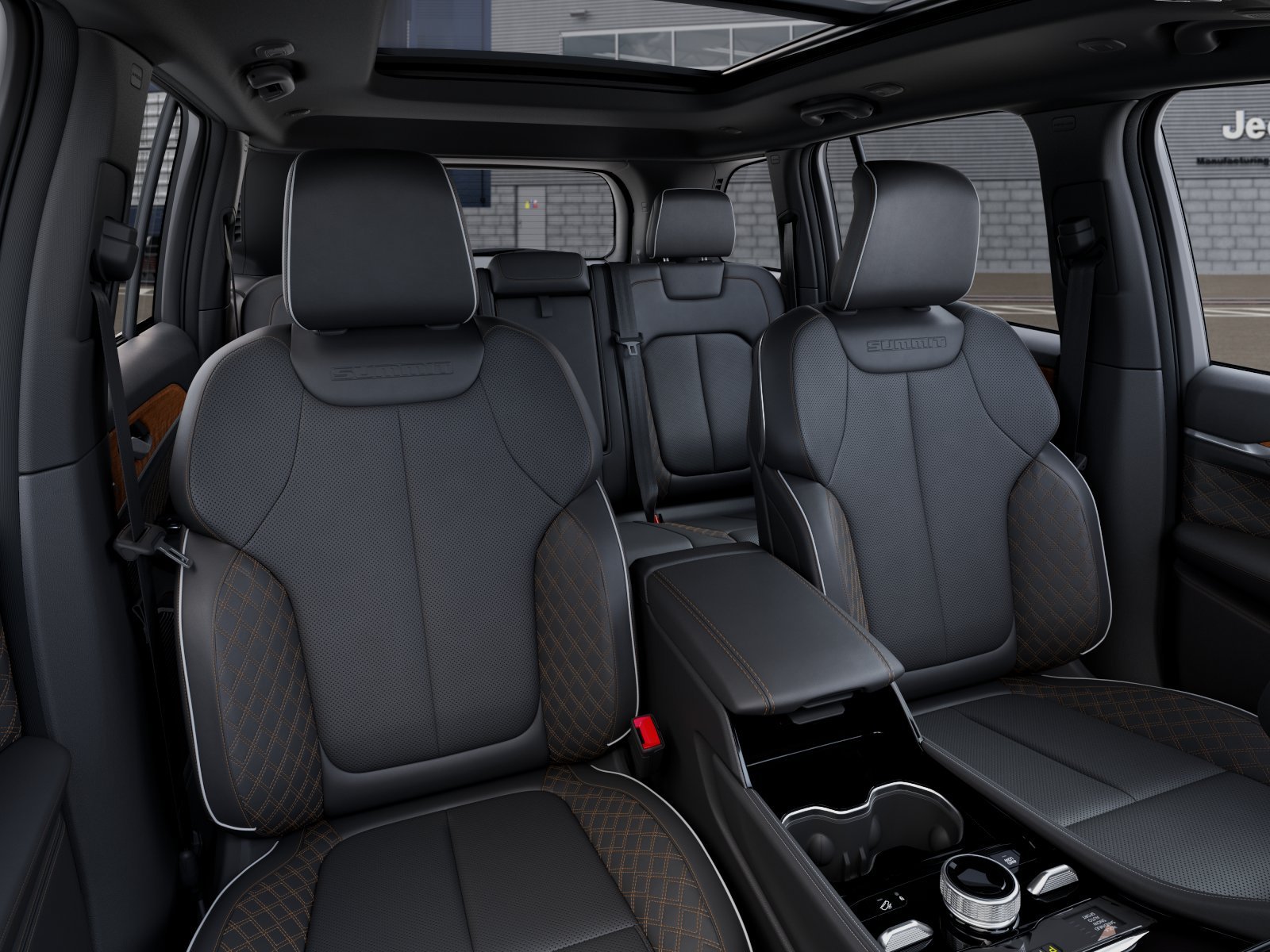 New 2026 Diamond Black Crystal Pearl-Coat Exterior Paint Jeep Summit image 9