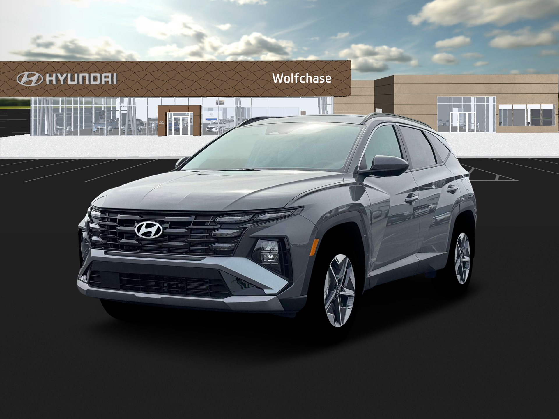 New 2026 Gray Hyundai SEL AWD image 1
