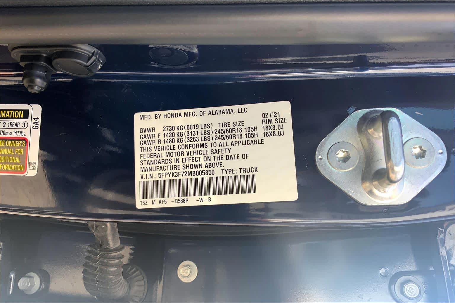 Used 2021 Obsidian Blue Pearl Honda RTL-E image 31