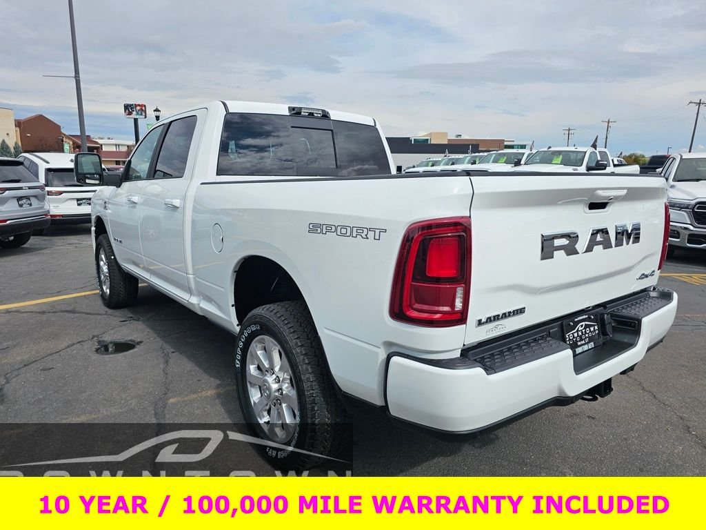 New 2026 Bright White Clear-Coat Exterior Paint RAM Laramie image 5