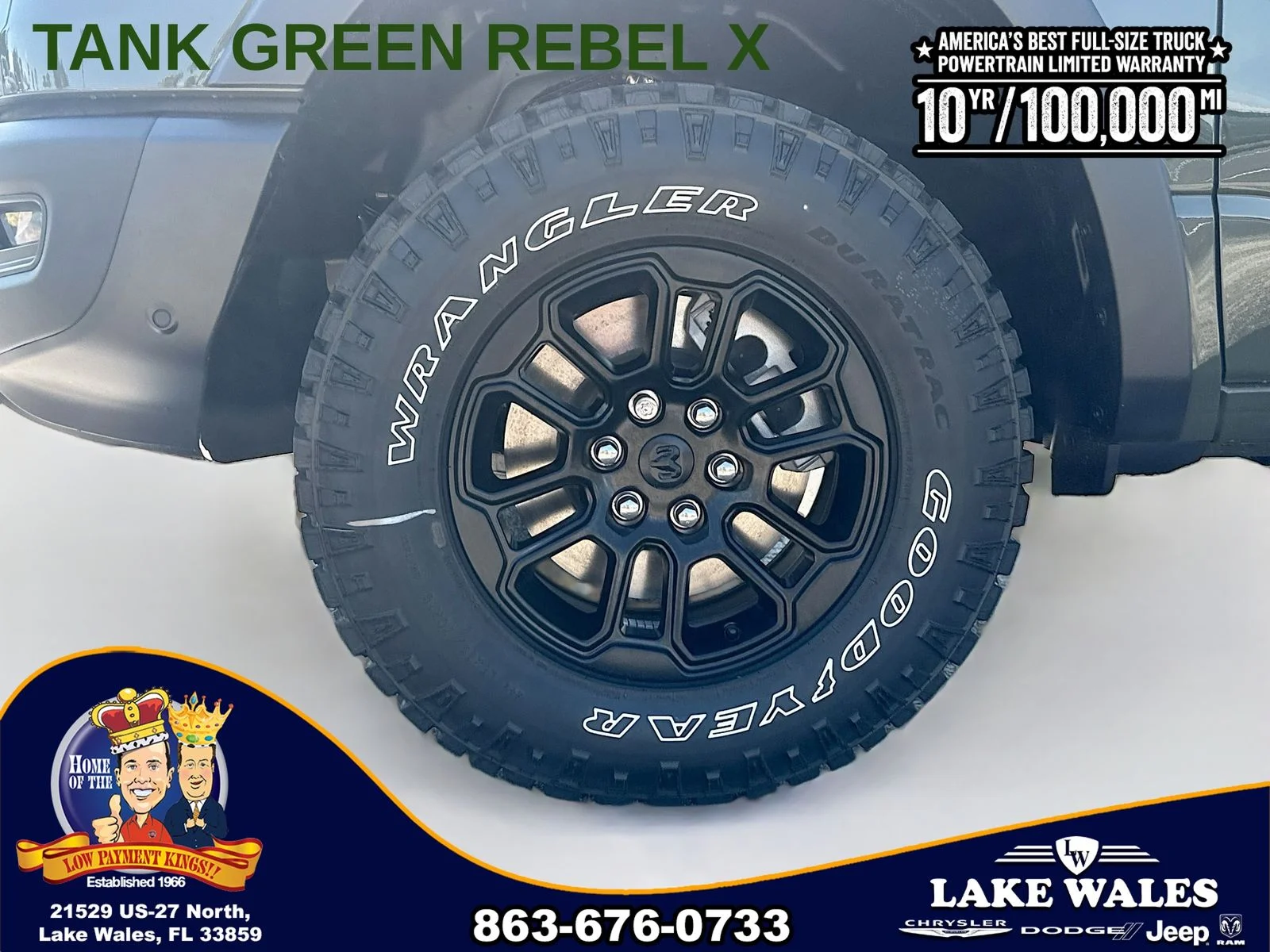 New 2026 Tank Exterior Paint RAM REBEL image 31