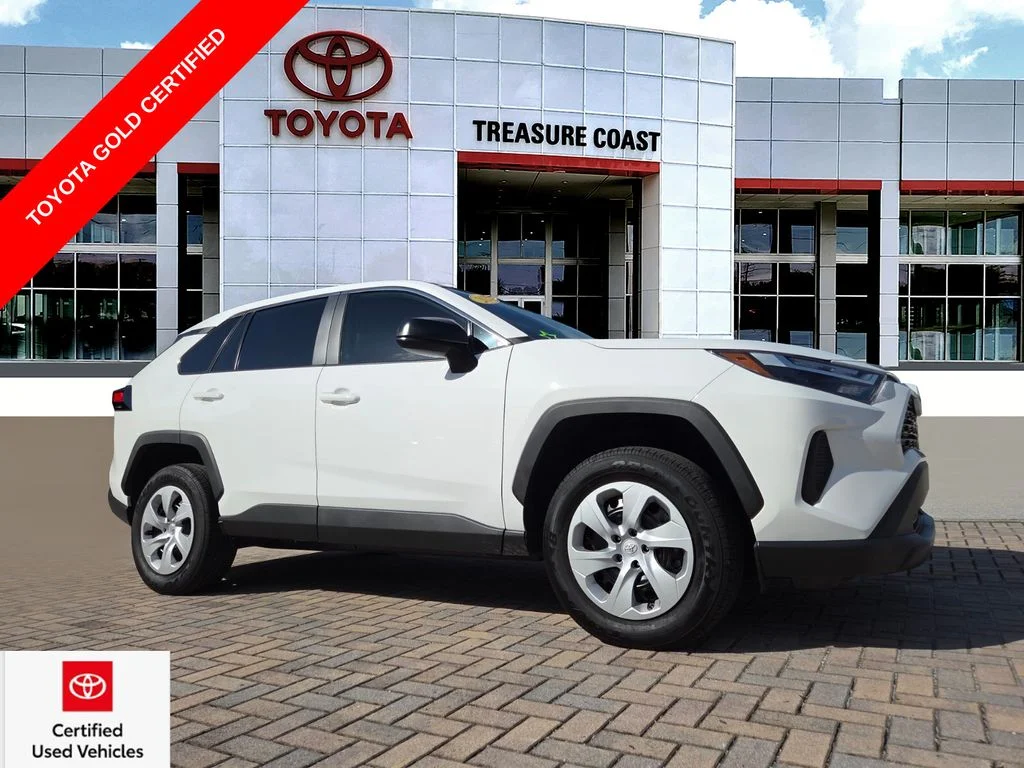 Certified Used 2025 White Toyota LE image 1