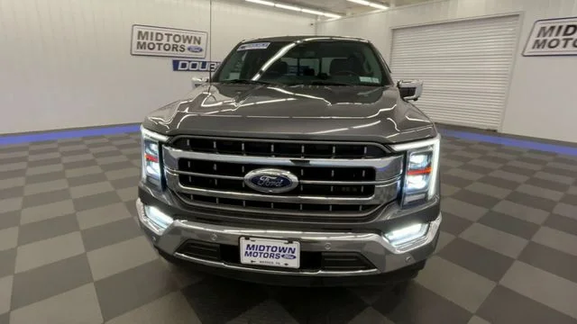 Used 2022 Carbonized Gray Metallic Ford Lariat Hybrid image 3