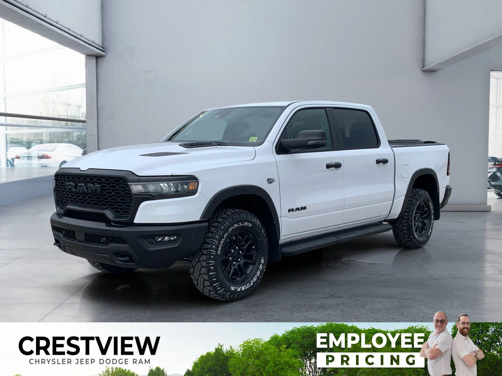 New 2026 Bright White Ram Rebel image 1