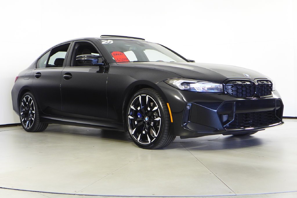 Used 2025 Black Sapphire Metallic BMW M340i xDrive image 4
