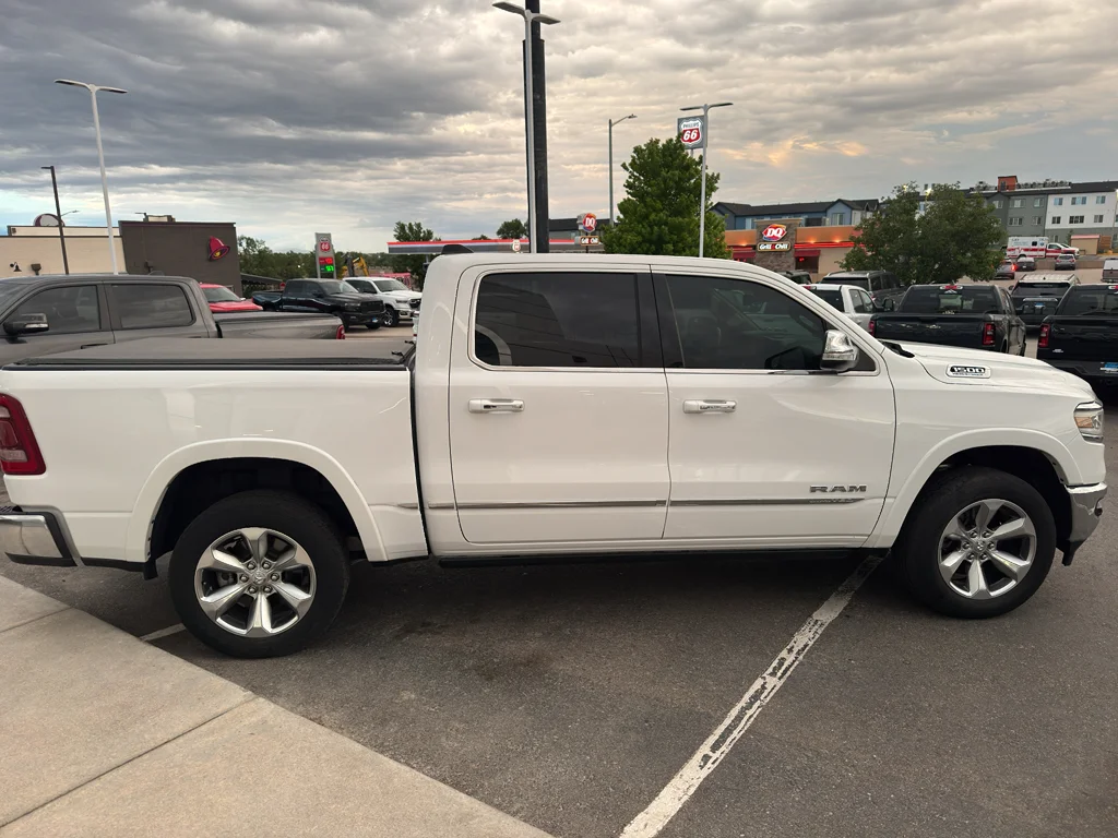 Used 2021 Bright White Clearcoat Ram Limited image 6